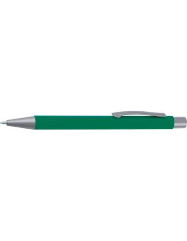 Długopis aluminiowy soft-touch ROCKFORD – zielony