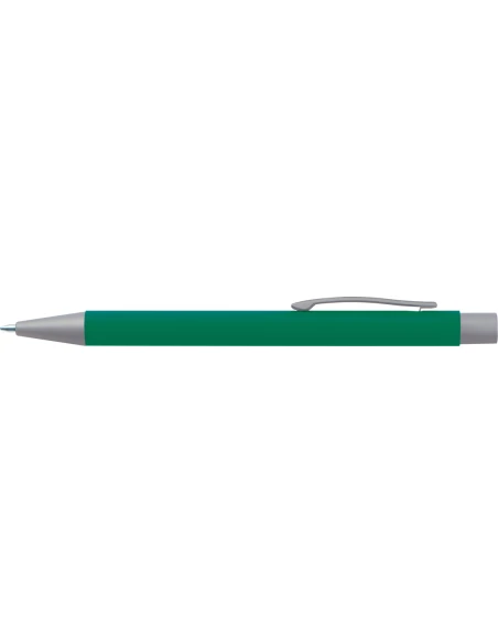 Długopis aluminiowy soft-touch ROCKFORD – zielony