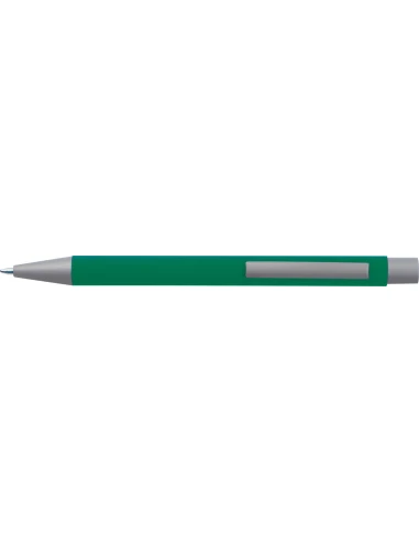 Długopis aluminiowy soft-touch ROCKFORD – zielony