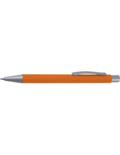 Długopis aluminiowy soft-touch ROCKFORD – pomarańczowy