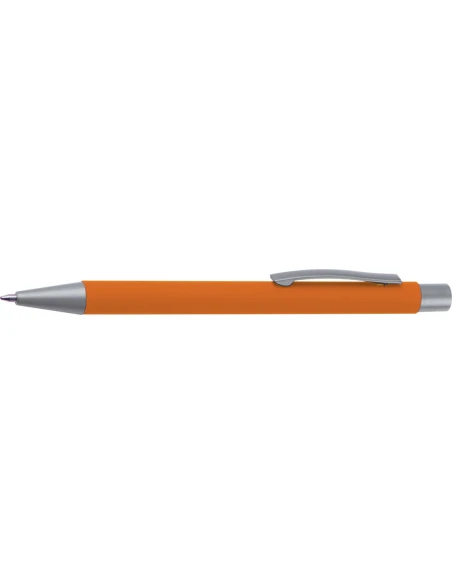 Długopis aluminiowy soft-touch ROCKFORD – pomarańczowy