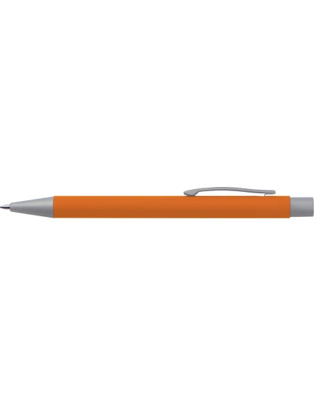 Długopis aluminiowy soft-touch ROCKFORD – pomarańczowy