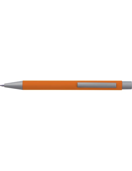 Długopis aluminiowy soft-touch ROCKFORD – pomarańczowy