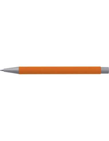 Długopis aluminiowy soft-touch ROCKFORD – pomarańczowy