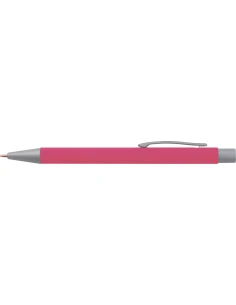 Długopis aluminiowy soft-touch ROCKFORD – różowy 2