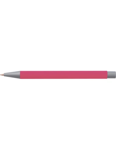 Długopis aluminiowy soft-touch ROCKFORD – różowy