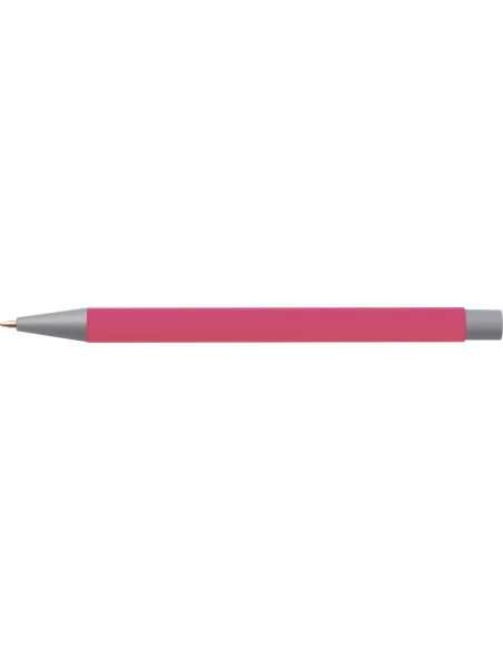 Długopis aluminiowy soft-touch ROCKFORD – różowy