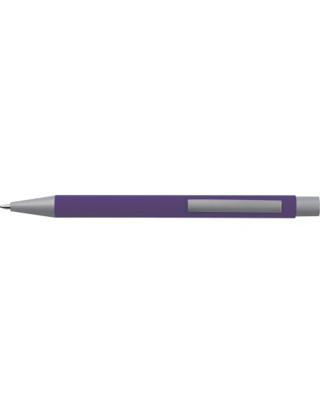 Długopis aluminiowy soft-touch ROCKFORD – fioletowy