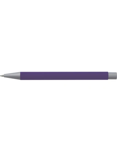 Długopis aluminiowy soft-touch ROCKFORD – fioletowy