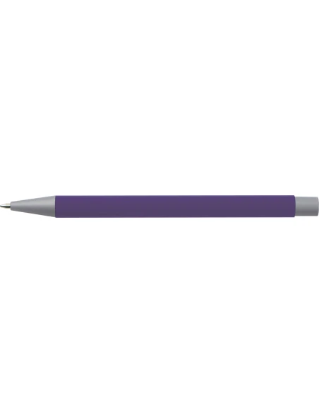 Długopis aluminiowy soft-touch ROCKFORD – fioletowy