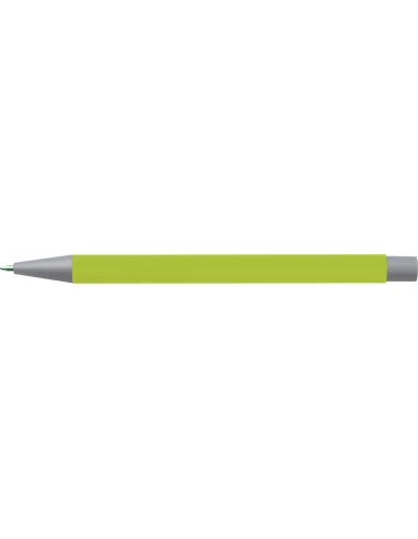 Długopis aluminiowy soft-touch ROCKFORD – jasnozielony