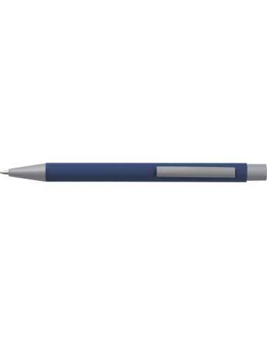 Długopis aluminiowy soft-touch ROCKFORD – granatowy