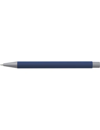 Długopis aluminiowy soft-touch ROCKFORD – granatowy