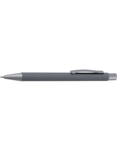 Długopis aluminiowy soft-touch ROCKFORD – ciemnoszary