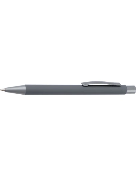 Długopis aluminiowy soft-touch ROCKFORD – ciemnoszary