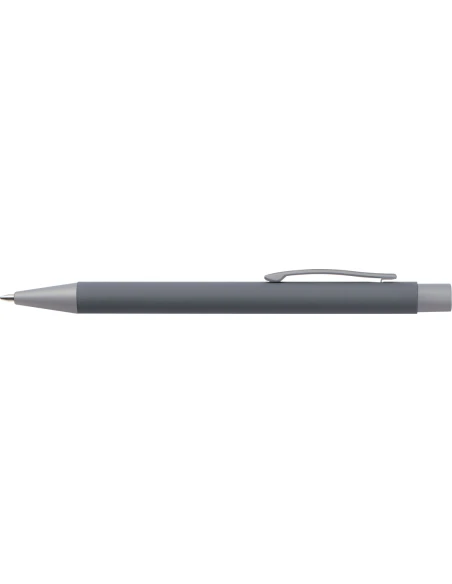 Długopis aluminiowy soft-touch ROCKFORD – ciemnoszary
