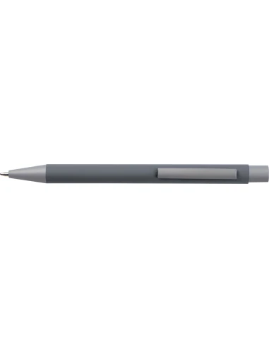 Długopis aluminiowy soft-touch ROCKFORD – ciemnoszary