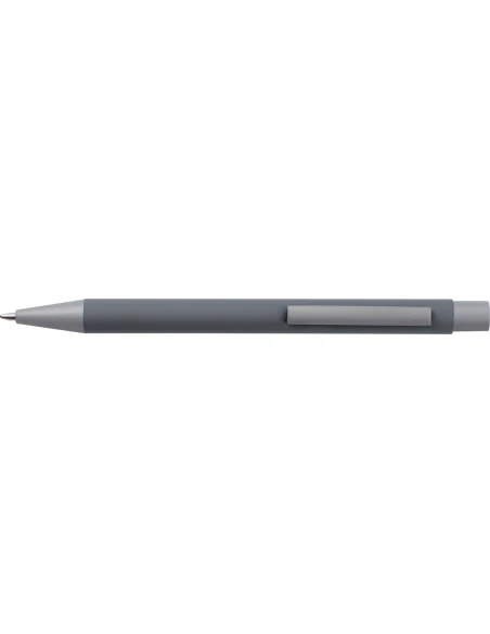 Długopis aluminiowy soft-touch ROCKFORD – ciemnoszary