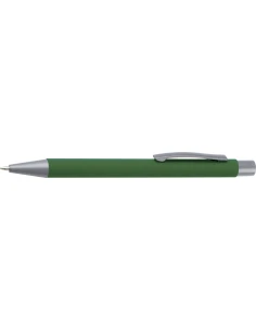 Długopis aluminiowy soft-touch ROCKFORD – ciemnozielony