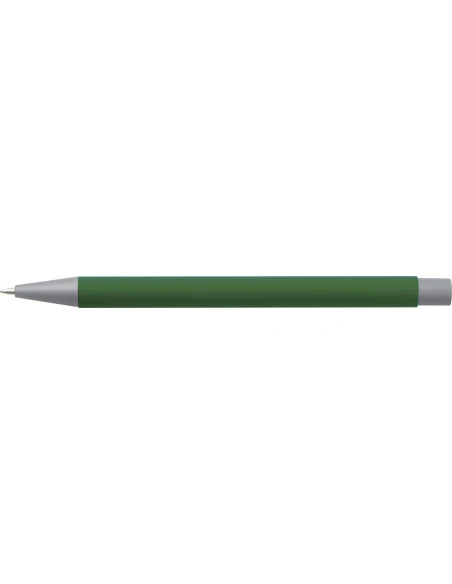 Długopis aluminiowy soft-touch ROCKFORD – ciemnozielony