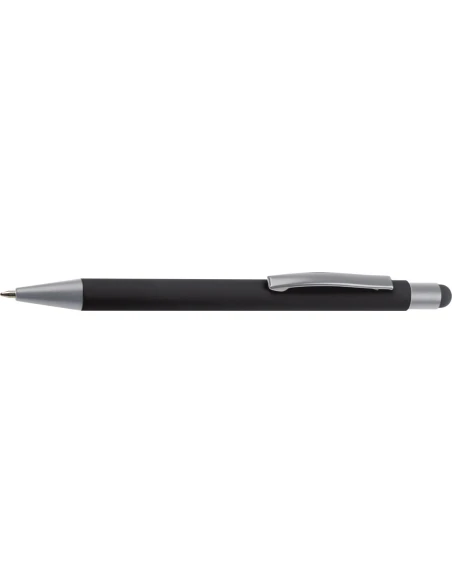 Długopis aluminiowy soft-touch RIO – czarny