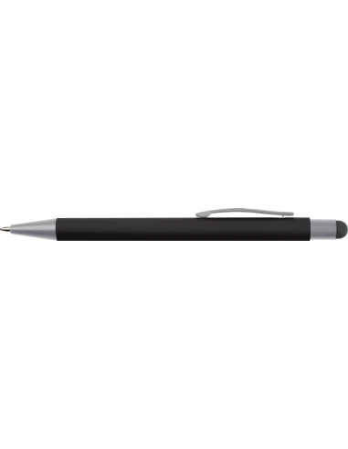Długopis aluminiowy soft-touch RIO – czarny