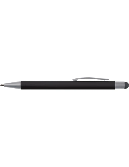 Długopis aluminiowy soft-touch RIO – czarny
