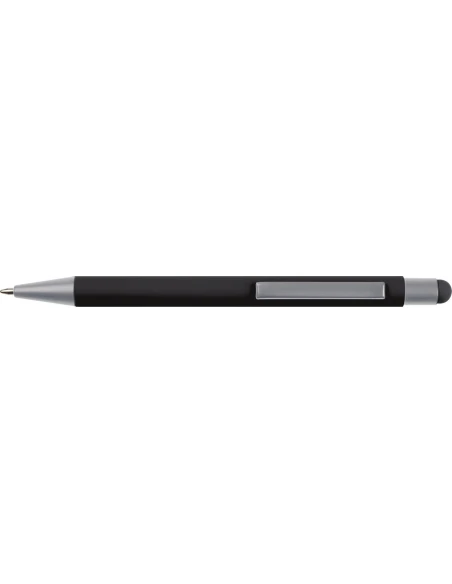 Długopis aluminiowy soft-touch RIO – czarny