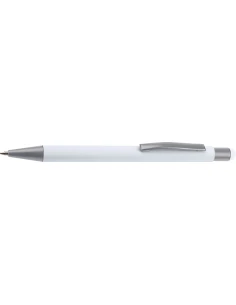 Długopis aluminiowy soft-touch RIO – biały