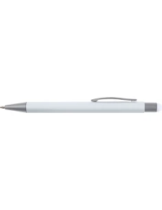 Długopis aluminiowy soft-touch RIO – biały 2
