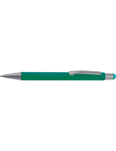 Długopis aluminiowy soft-touch RIO – zielony