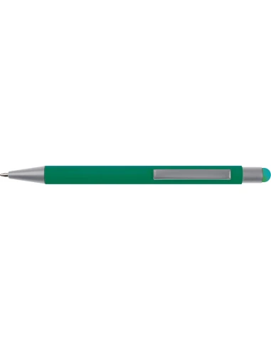 Długopis aluminiowy soft-touch RIO – zielony