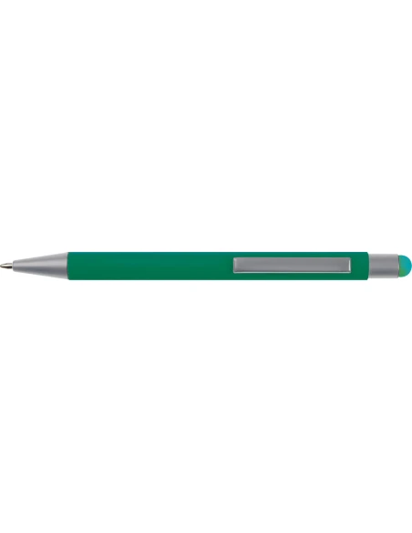 Długopis aluminiowy soft-touch RIO – zielony