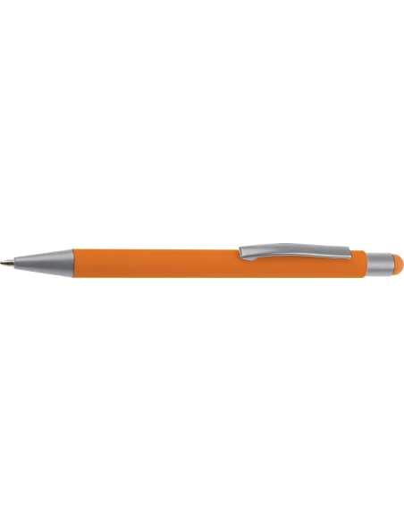 Długopis aluminiowy soft-touch RIO – pomarańczowy
