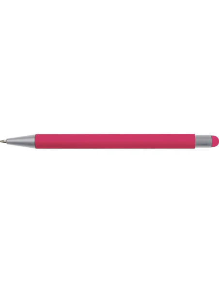 Długopis aluminiowy soft-touch RIO – różowy