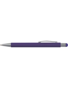 Długopis aluminiowy soft-touch RIO – fioletowy 2