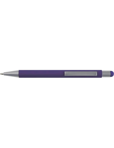 Długopis aluminiowy soft-touch RIO – fioletowy