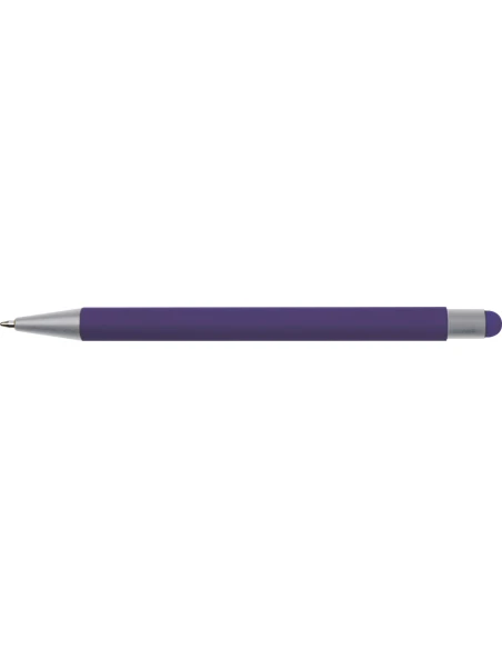 Długopis aluminiowy soft-touch RIO – fioletowy