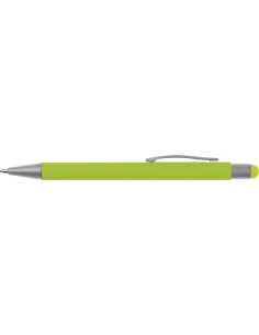 Długopis aluminiowy soft-touch RIO – jasnozielony 2