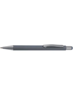 Długopis aluminiowy soft-touch RIO – ciemnoszary