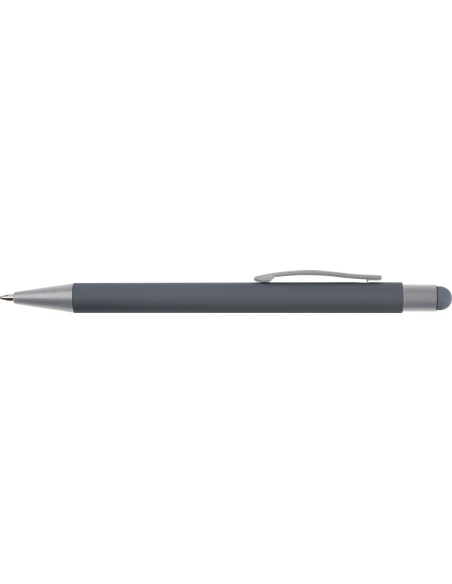Długopis aluminiowy soft-touch RIO – ciemnoszary