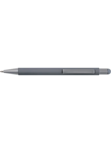 Długopis aluminiowy soft-touch RIO – ciemnoszary