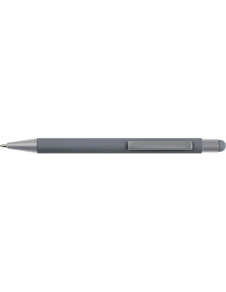 Długopis aluminiowy soft-touch RIO – ciemnoszary