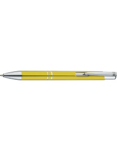 Długopis aluminiowy z recyklingu LAHTI – żółty