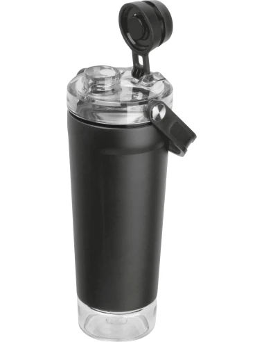 Shaker termiczny 600 ml SAVANNAH – czarny