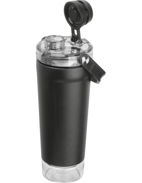 Shaker termiczny 600 ml SAVANNAH – czarny