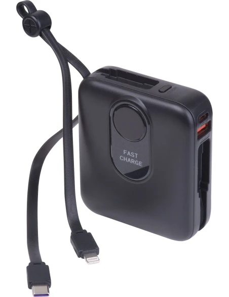 Power bank 10 000 mAh CALAIS – czarny