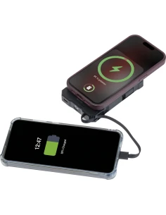 Power bank solarny 10 000 mAh BREDA – czarny 2