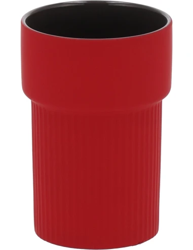 Kubek ceramiczny 300 ml MALTA – czerwony