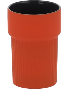 Kubek ceramiczny 300 ml MALTA – pomarańczowy 2